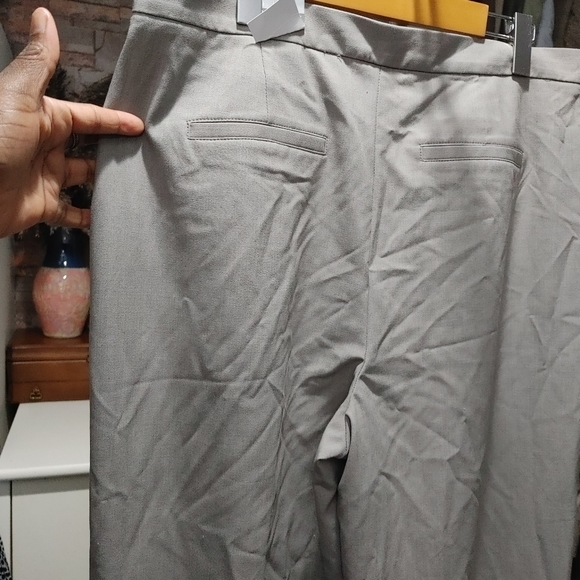 NWOT Reitmans Pants Gray Wide Legs Size 13 - Picture 7 of 9
